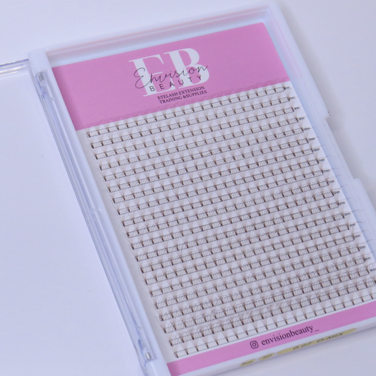 BROWN 5D 0.07 Short Stem Lashes XL Tray