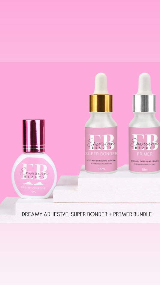 DREAMY ADHESIVE, SUPER BONDER + PRIMER BUNDLE